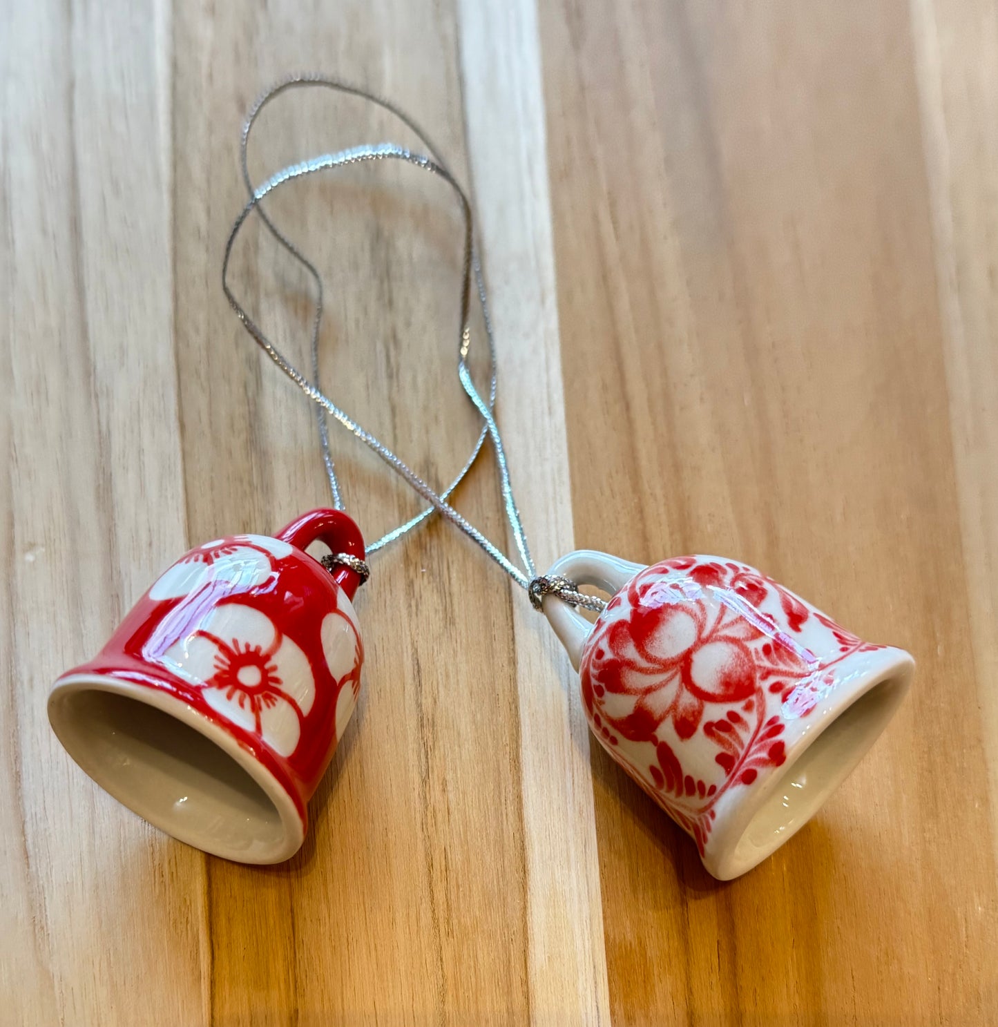 Ceramic Holiday Ornaments, handmade in Vietnam