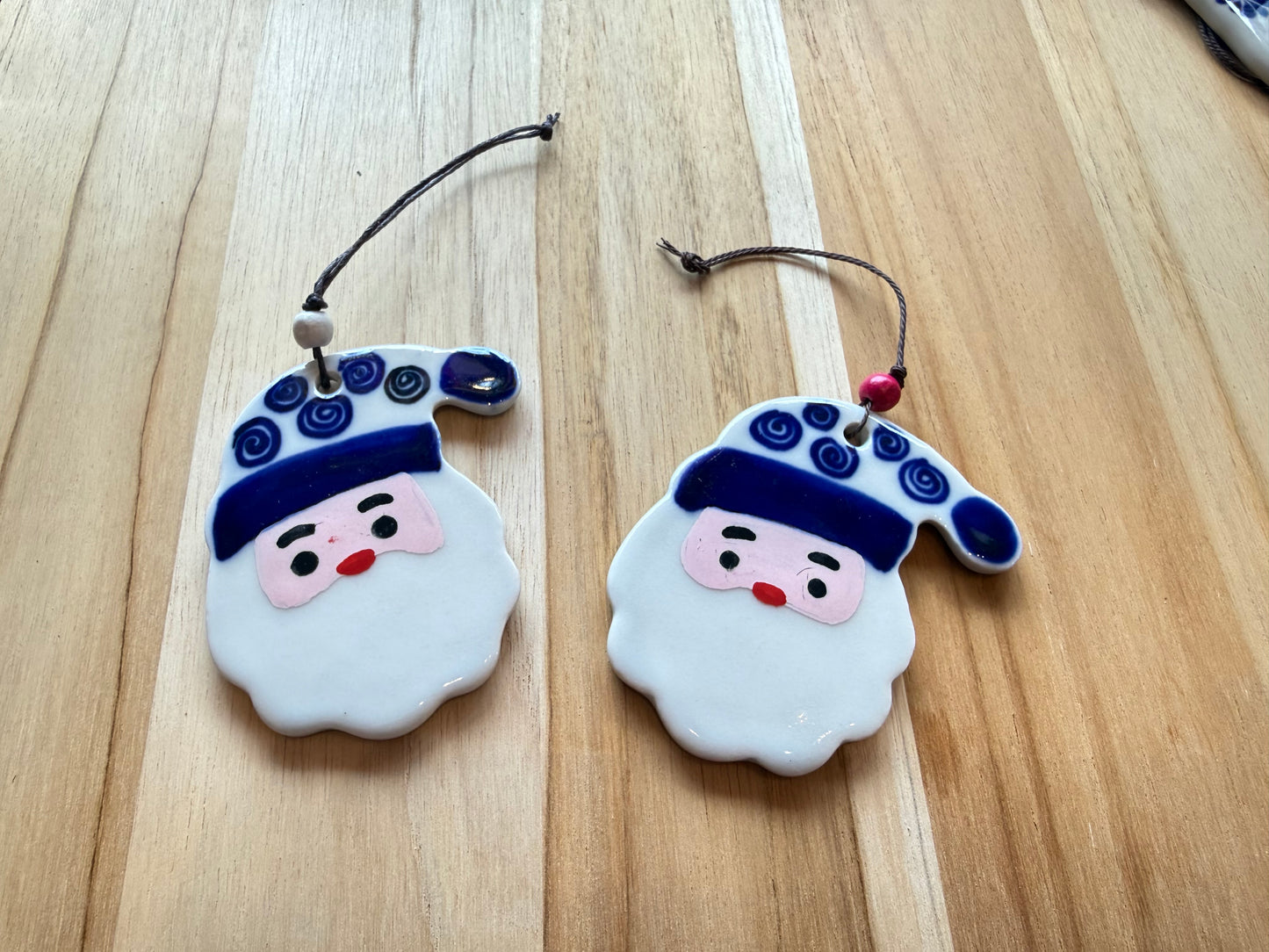 Ceramic Holiday Ornaments, handmade in Vietnam