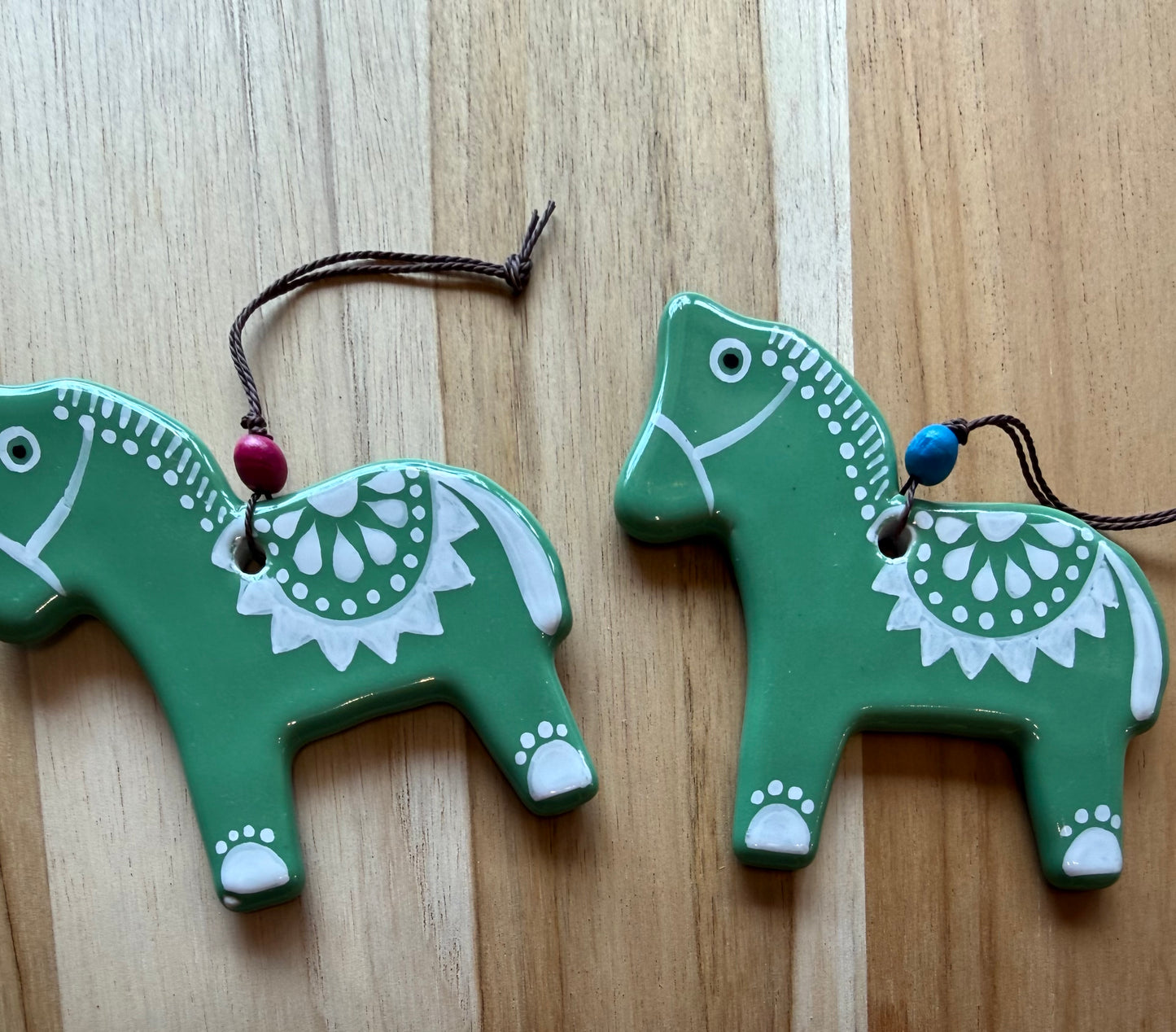Ceramic Holiday Ornaments, handmade in Vietnam