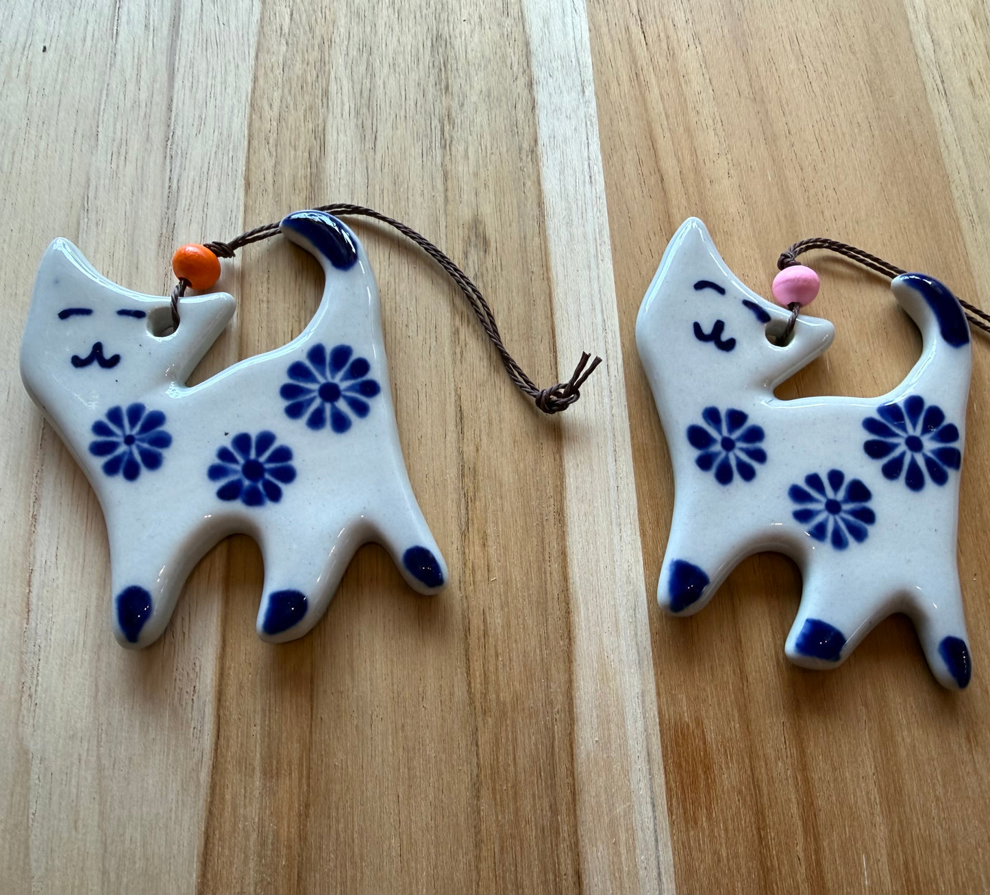 Ceramic Holiday Ornaments, handmade in Vietnam