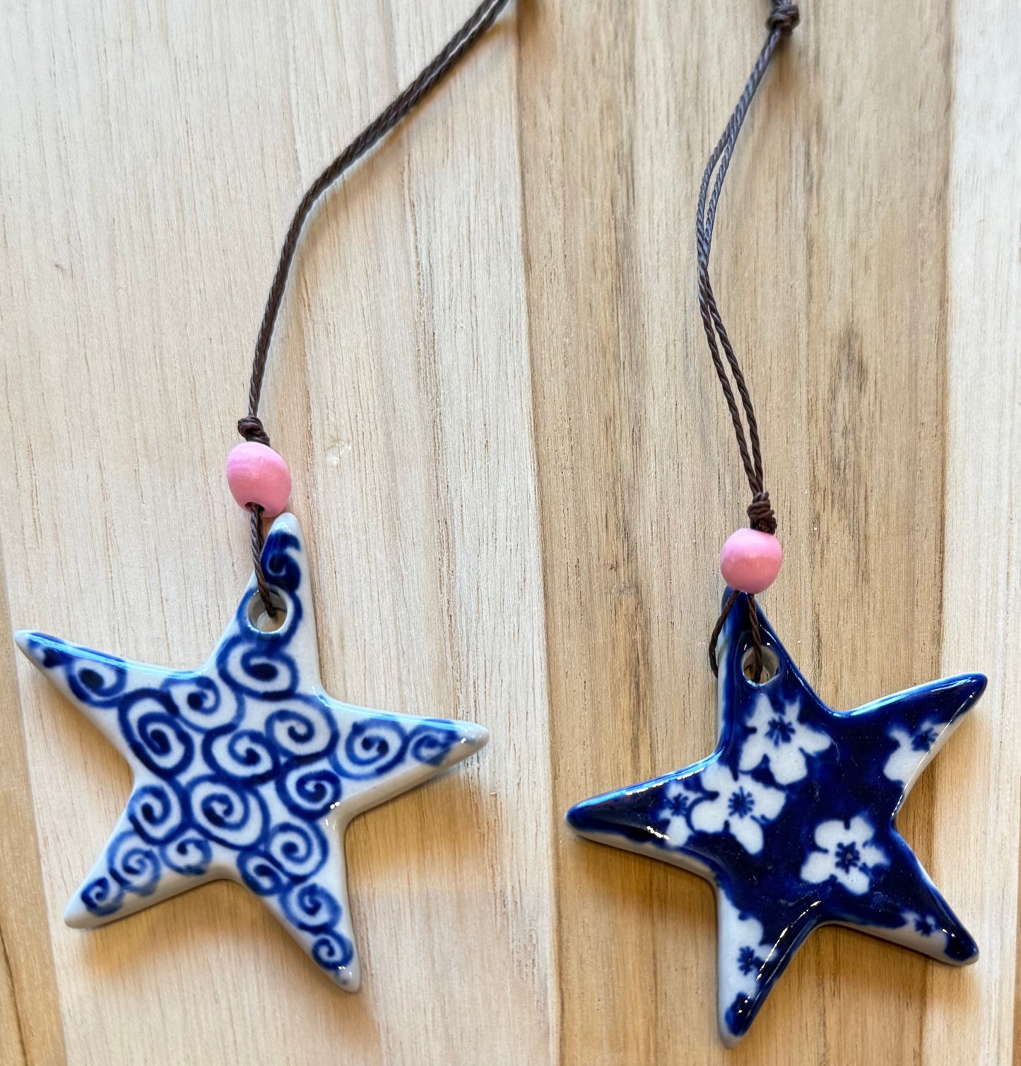 Ceramic Holiday Ornaments, handmade in Vietnam