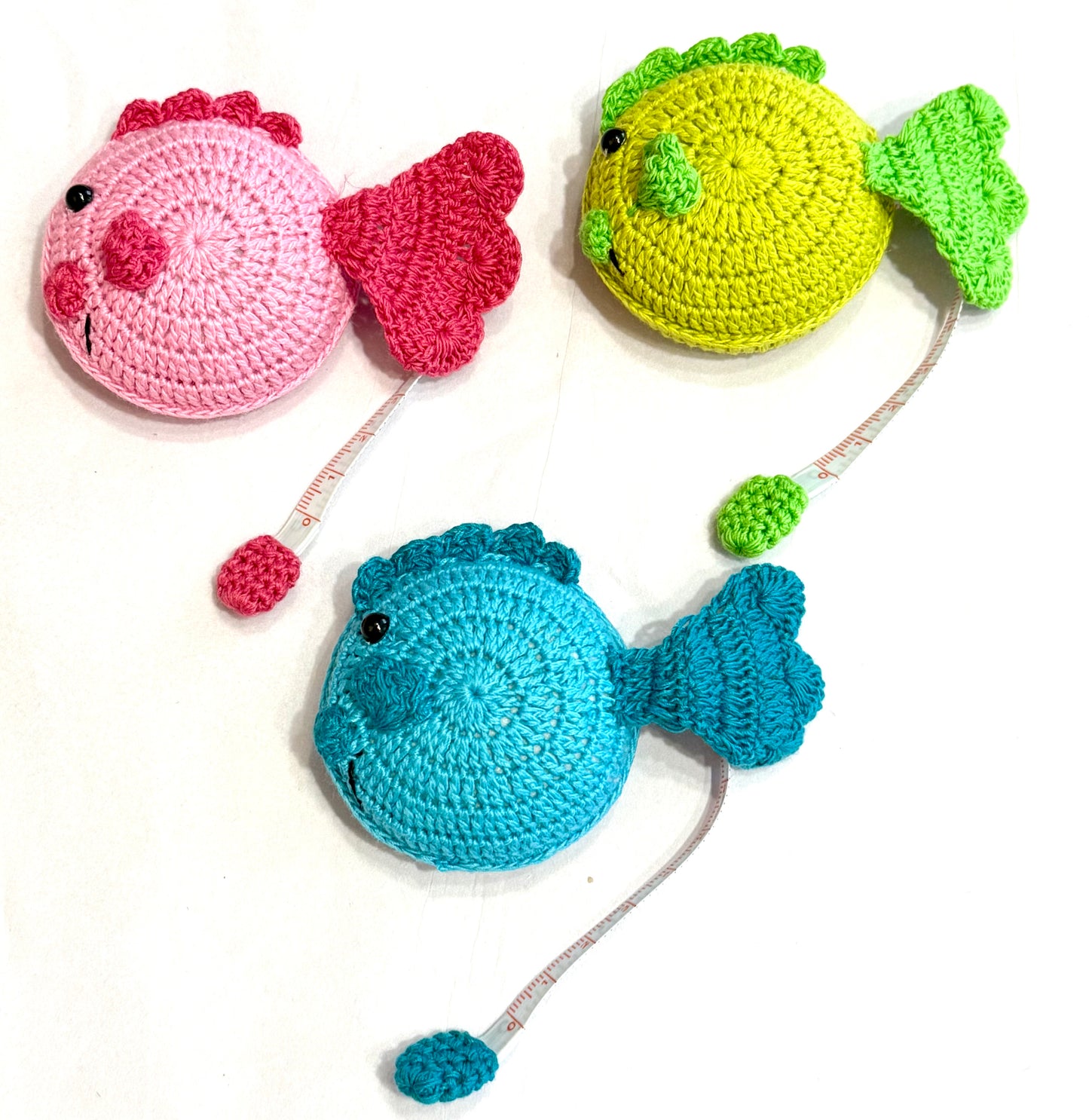 Tape Measures, NOW 23 Styles! hand crocheted by refugees