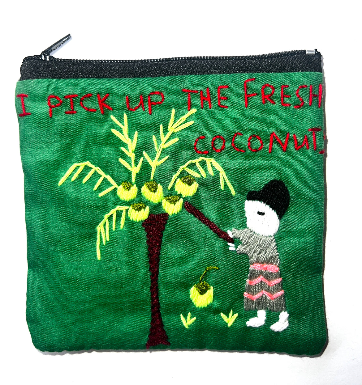 "Chalee" Small Hand Embroidered Pouches by Hmong Youth in Laos
