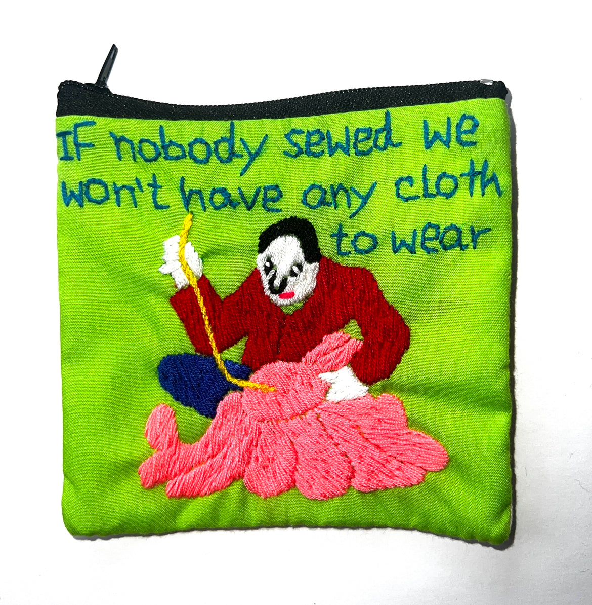 "Chalee" Small Hand Embroidered Pouches by Hmong Youth in Laos