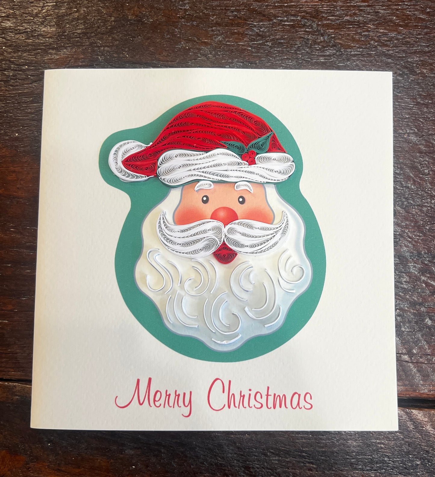 Quilling Cards for Christmas, handmade with strips of paper