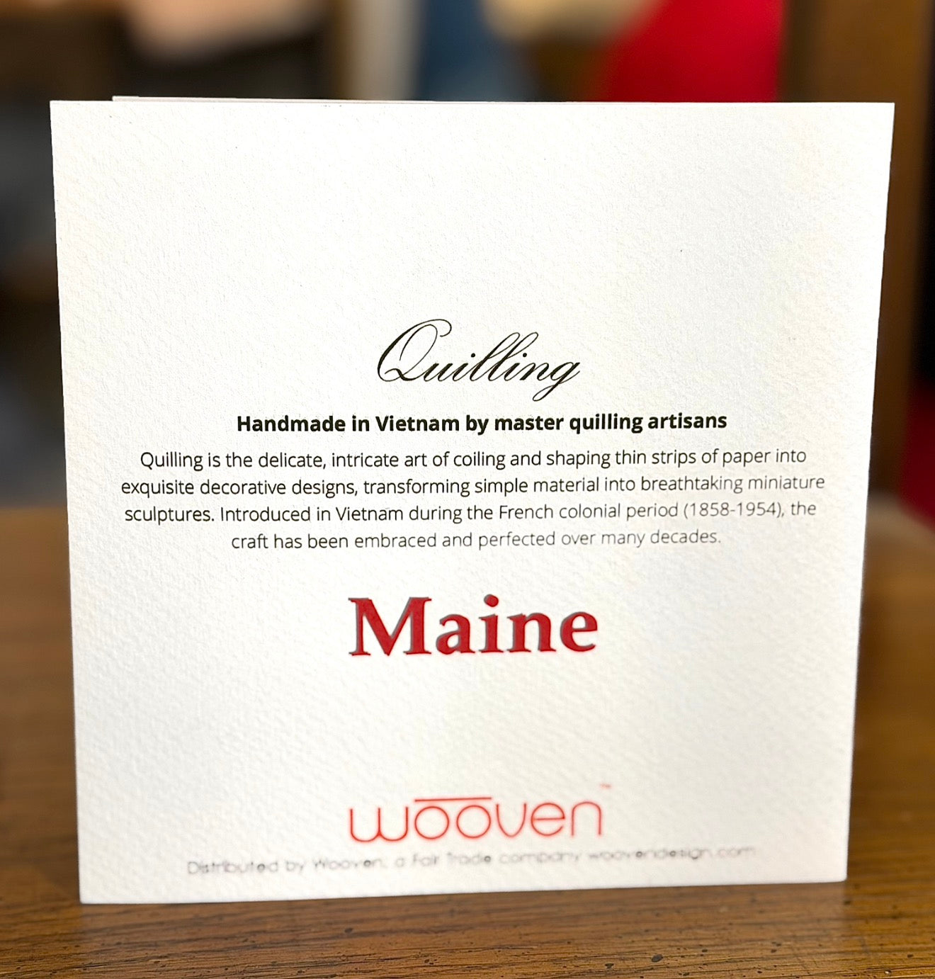 Quilling Cards for Maine-- in 6 designs