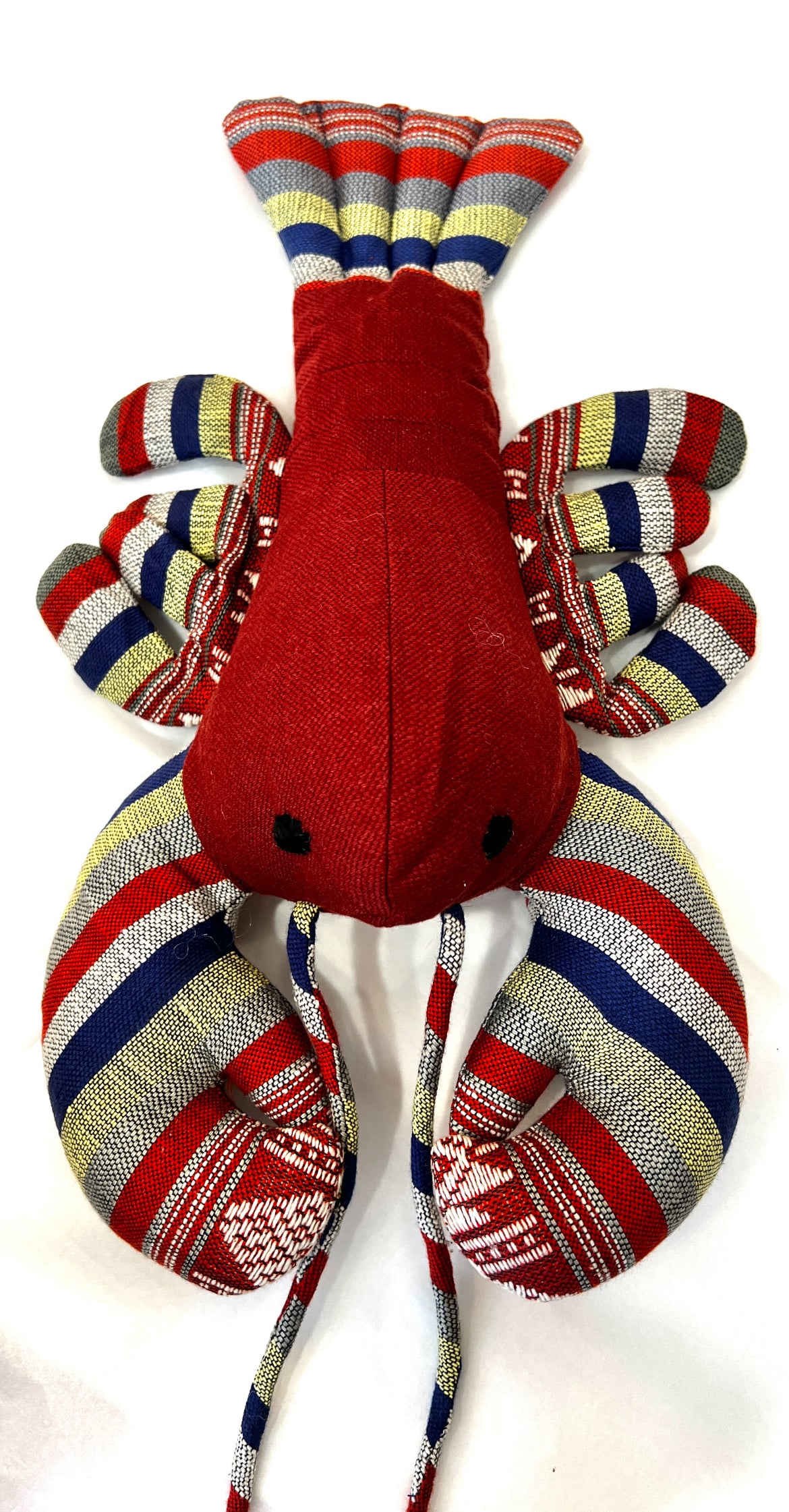 "Maine Lobstah" Stuffed Lobsters, handmade with handwoven cotton by the White Thai of Vietnam