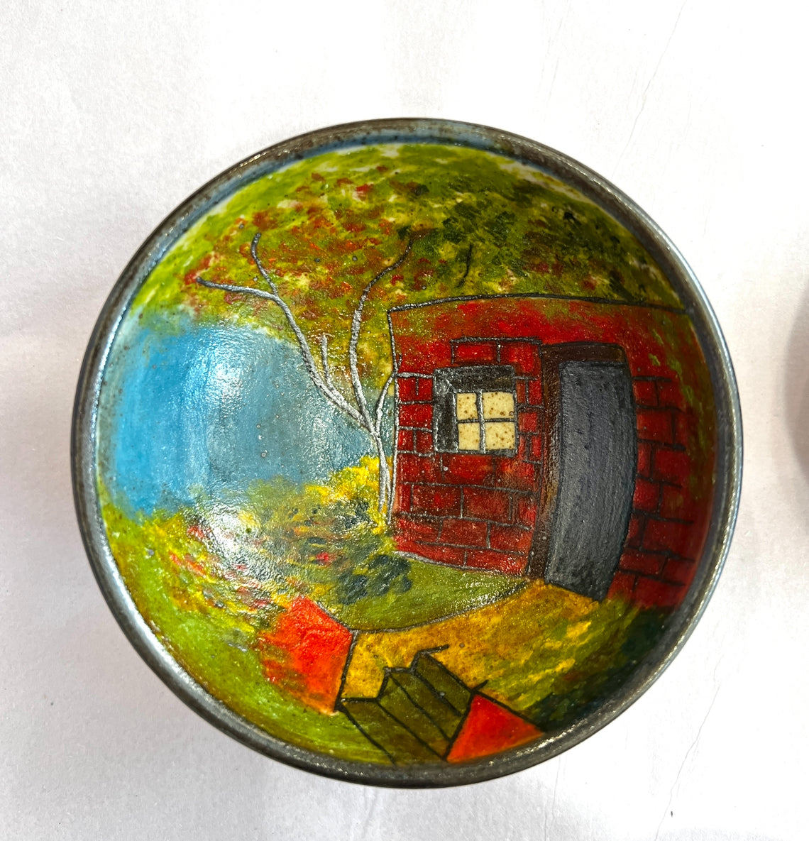 Stoneware Bowls (online only), hand painted in Vietnam ~4" diameter