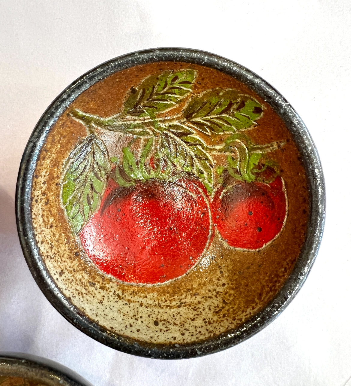 Stoneware Bowls (online only), hand painted in Vietnam ~4" diameter
