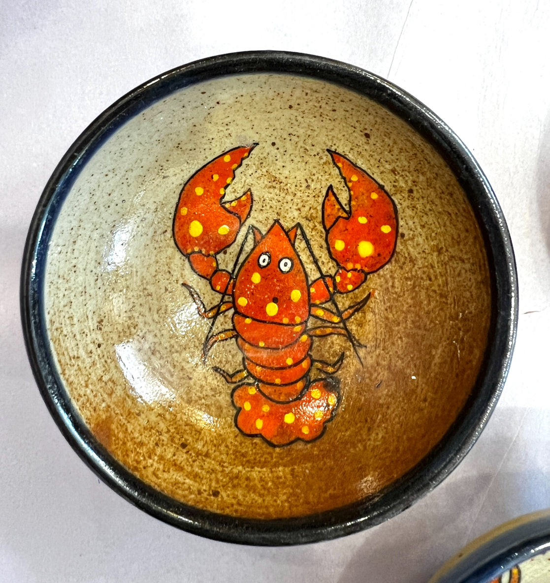 Stoneware Bowls (online only), hand painted in Vietnam ~4" diameter