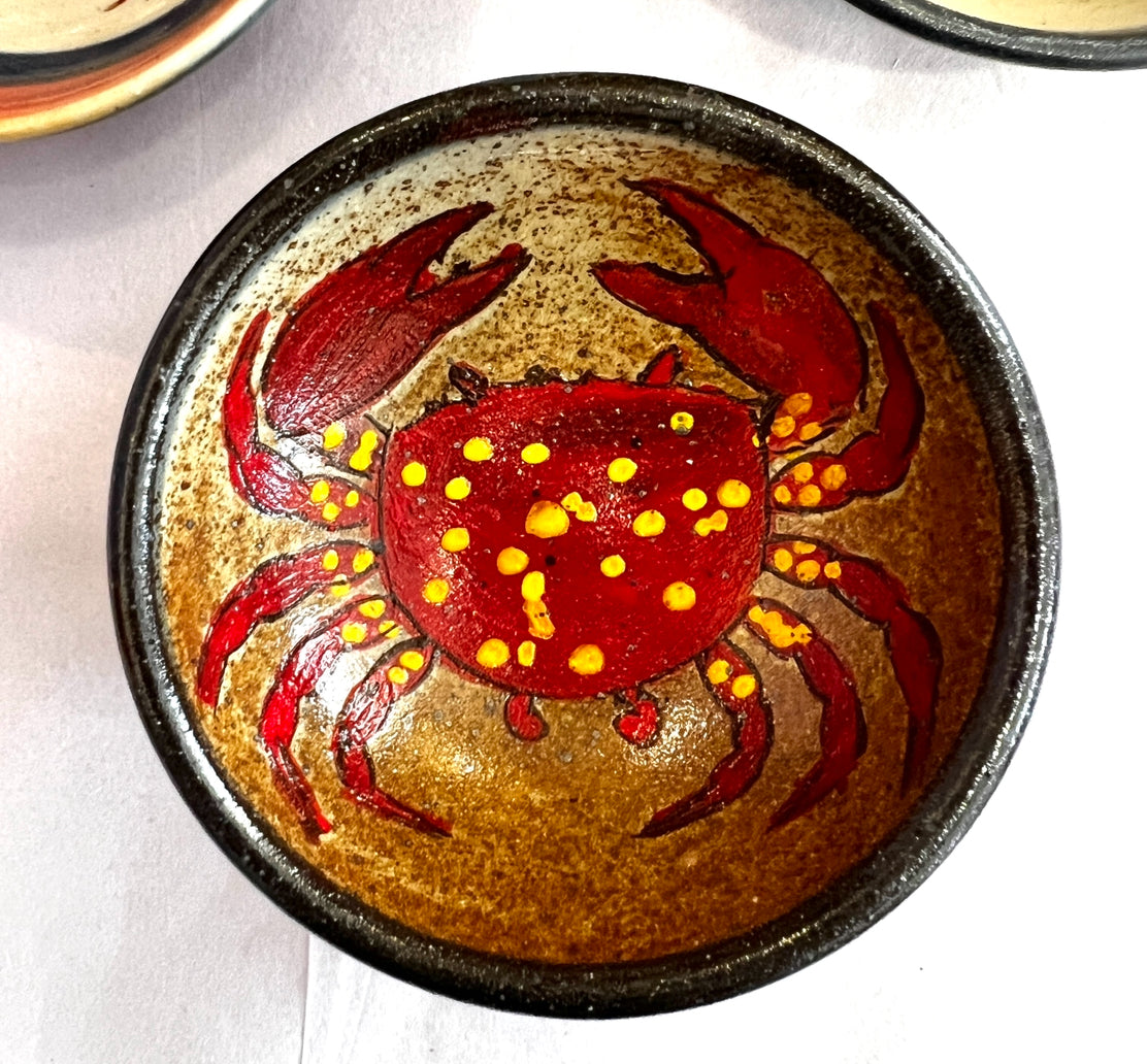 Stoneware Bowls (online only), hand painted in Vietnam ~4" diameter