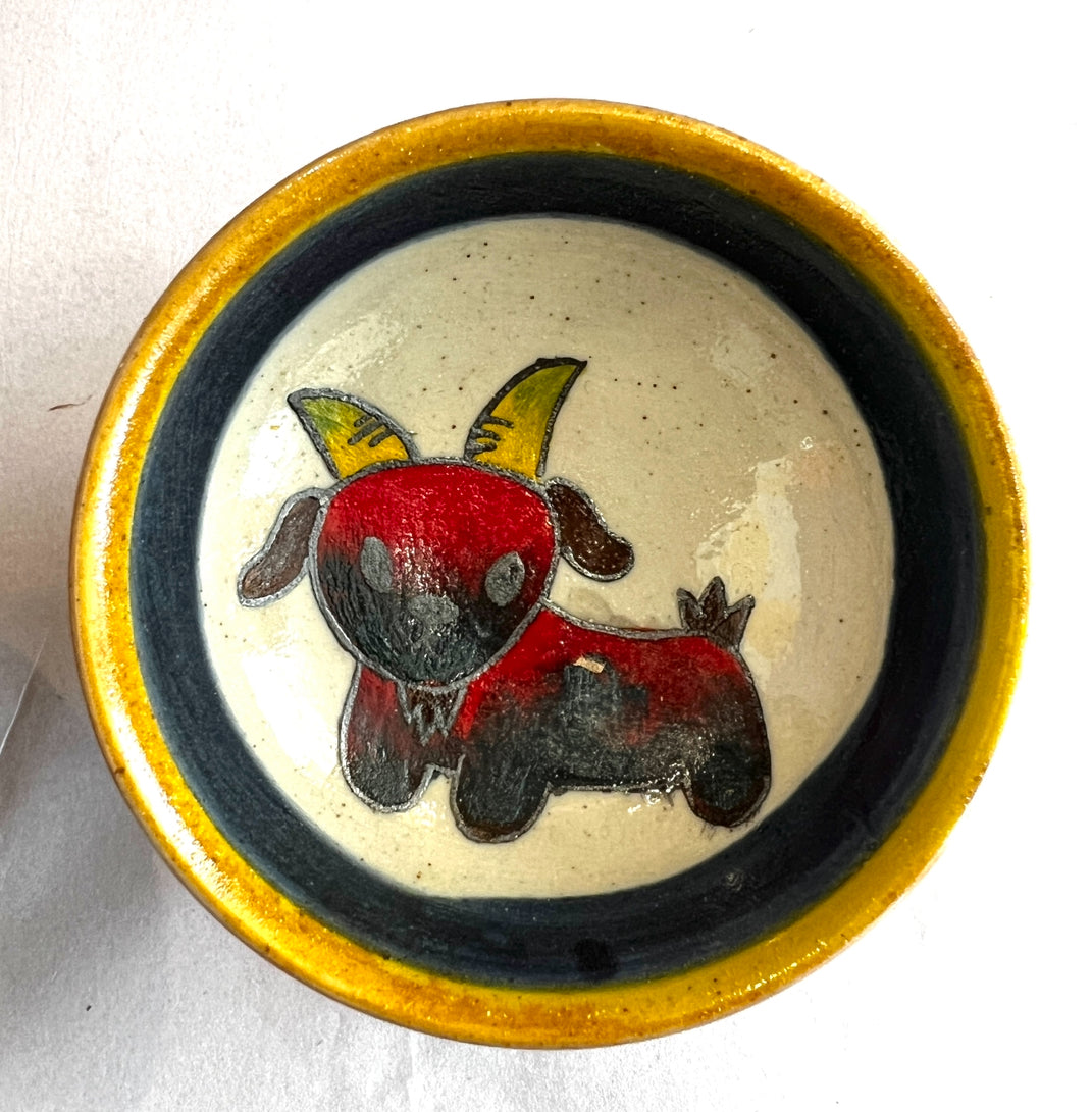 Stoneware Bowls (online only), hand painted in Vietnam ~4" diameter