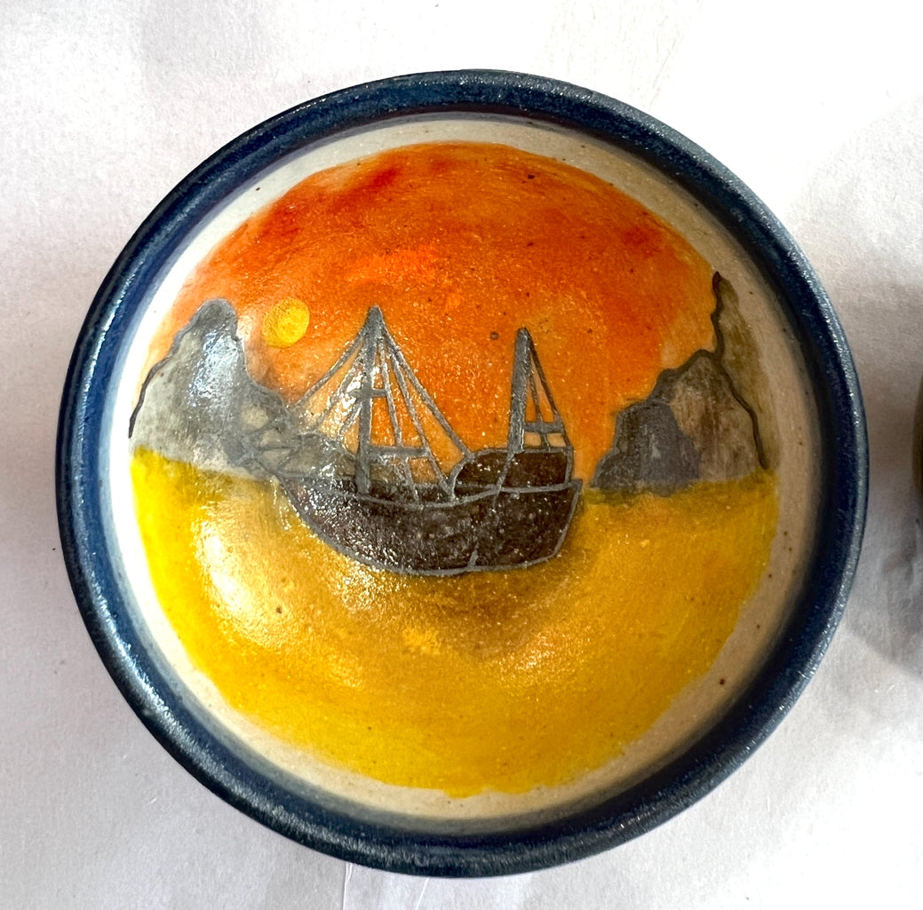 Stoneware Bowls (online only), hand painted in Vietnam ~4" diameter