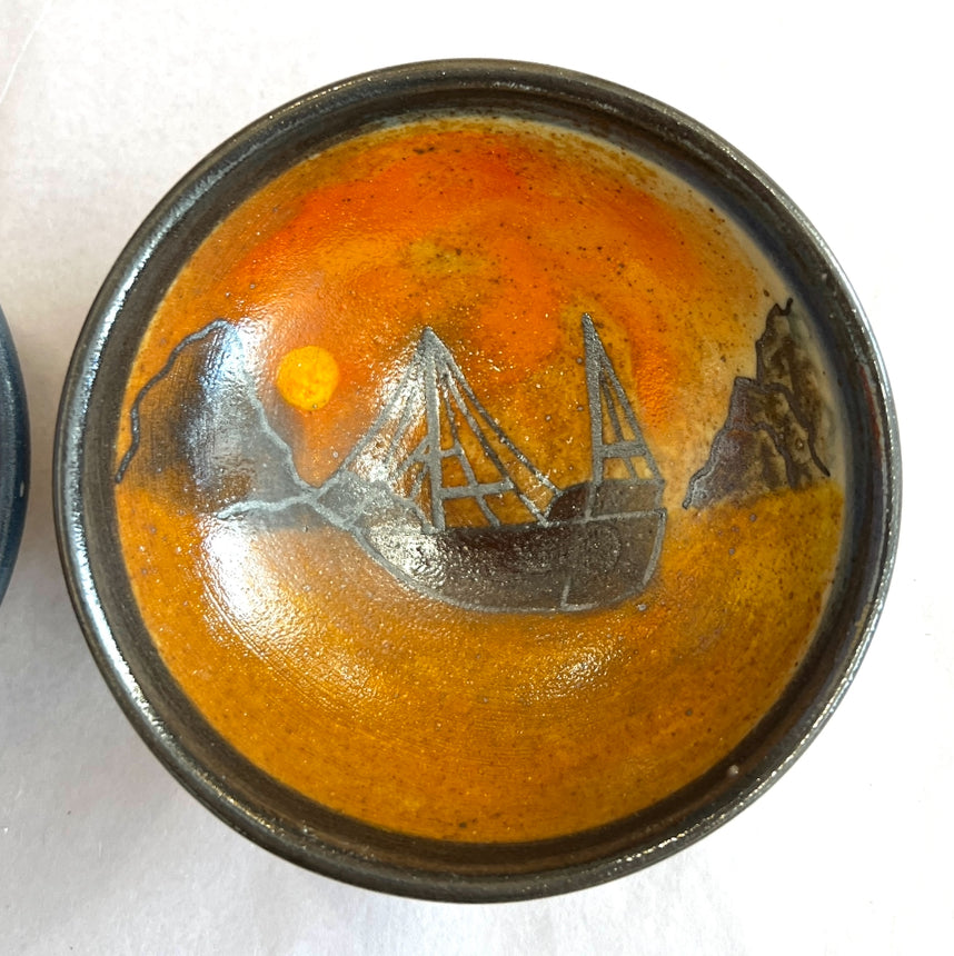 Stoneware Bowls (online only), hand painted in Vietnam ~4" diameter