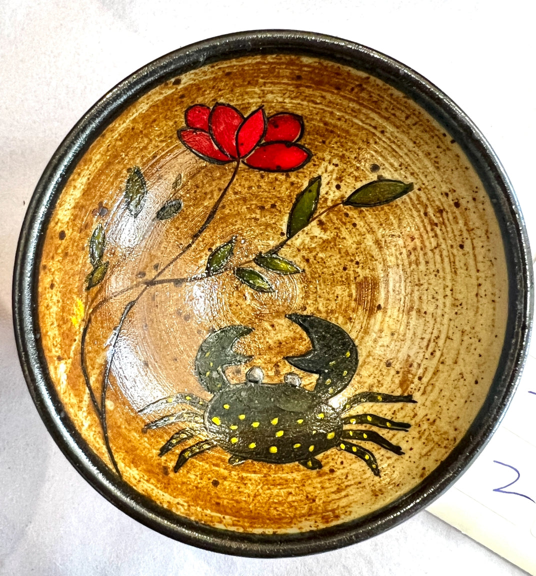 Stoneware Bowls (online only), hand painted in Vietnam ~4" diameter