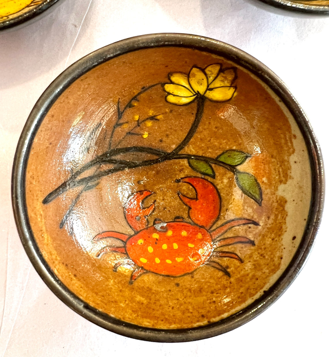 Stoneware Bowls (online only), hand painted in Vietnam ~4" diameter
