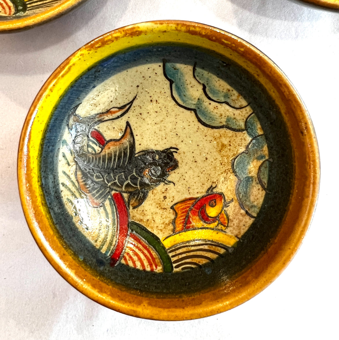 Stoneware Bowls (online only), hand painted in Vietnam ~4" diameter