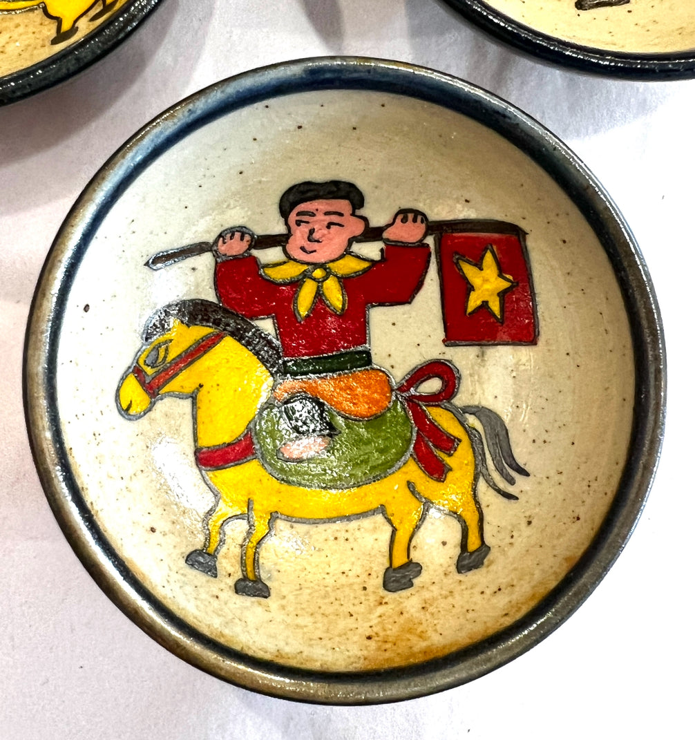 Stoneware Bowls (online only), hand painted in Vietnam ~4" diameter