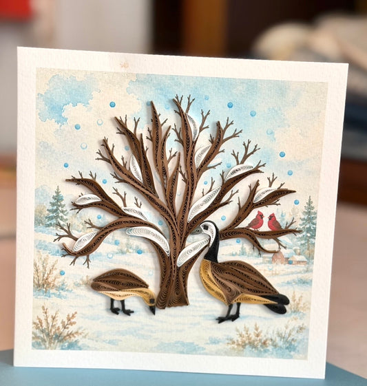 Quilling- "Canada Geese" Card and Magnet COMING SOON