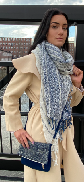 Batik Folding Cross Body Bag