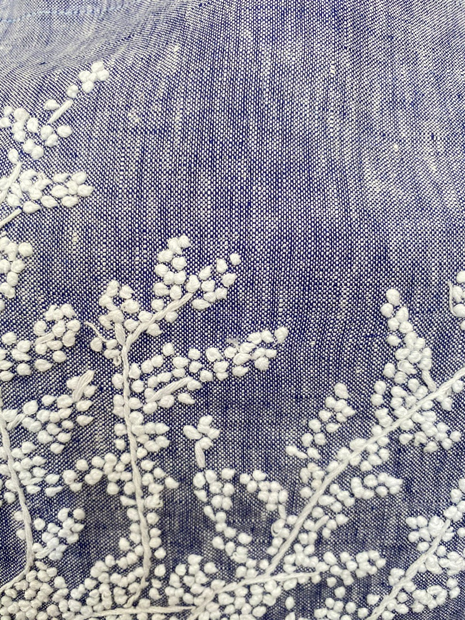 "Botanicals" Aprons, hand embroidered linen or cotton