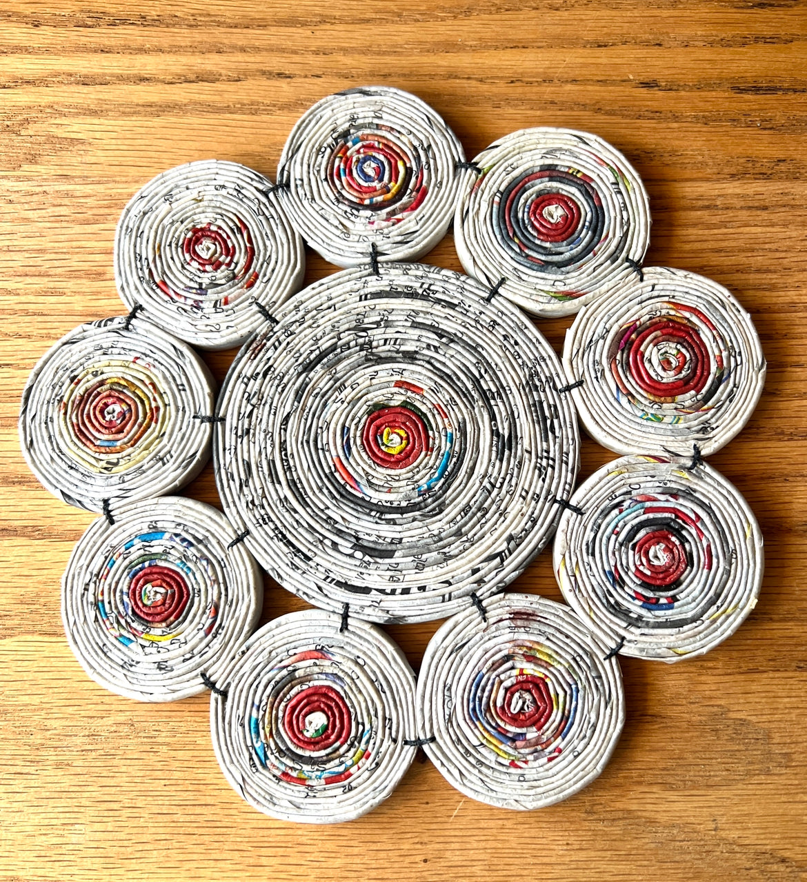 Recycled Paper Trivets (Hot Plate) from the Lao Disabled Women's Center