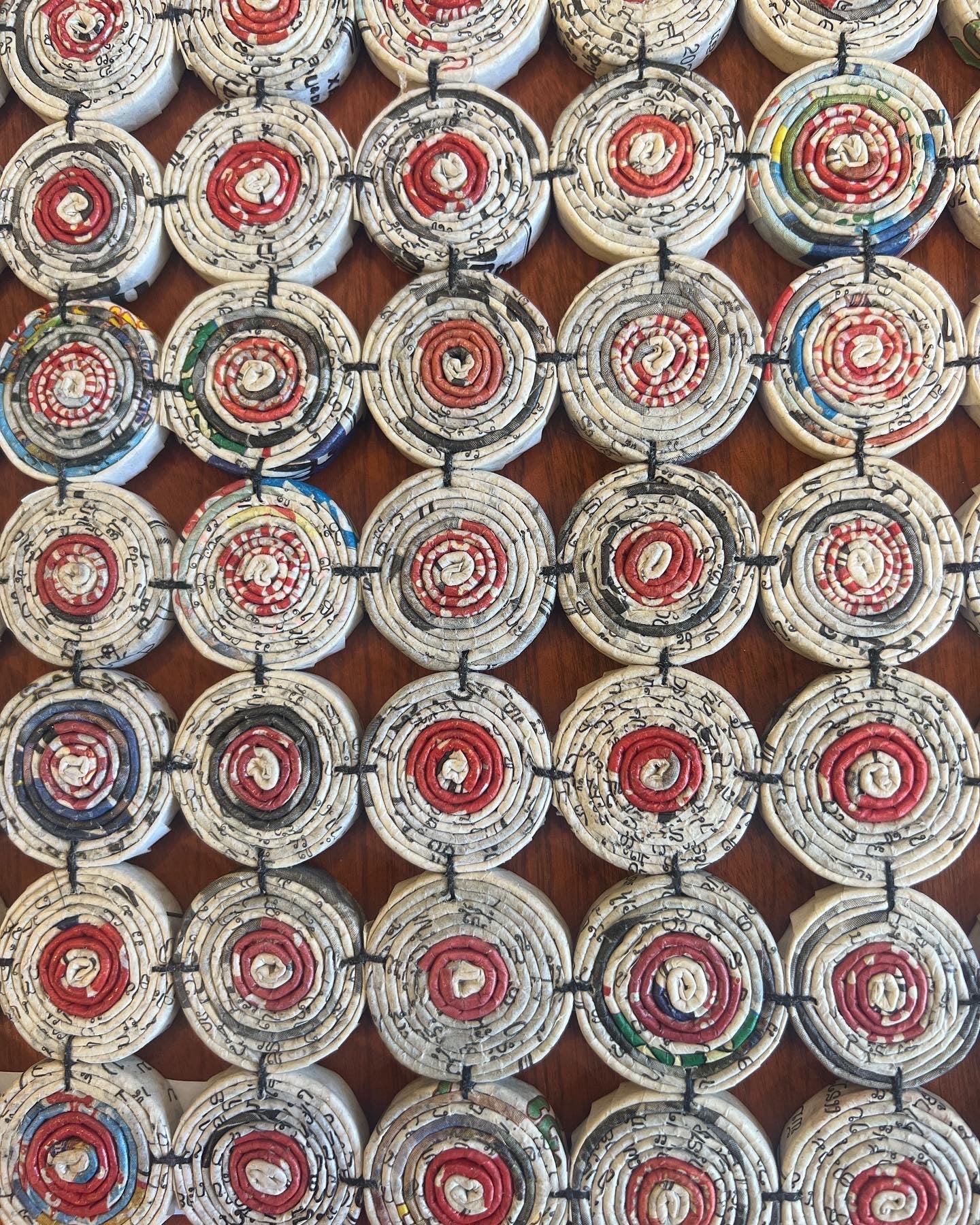 Recycled Paper Trivets (Hot Plate) from the Lao Disabled Women's Center