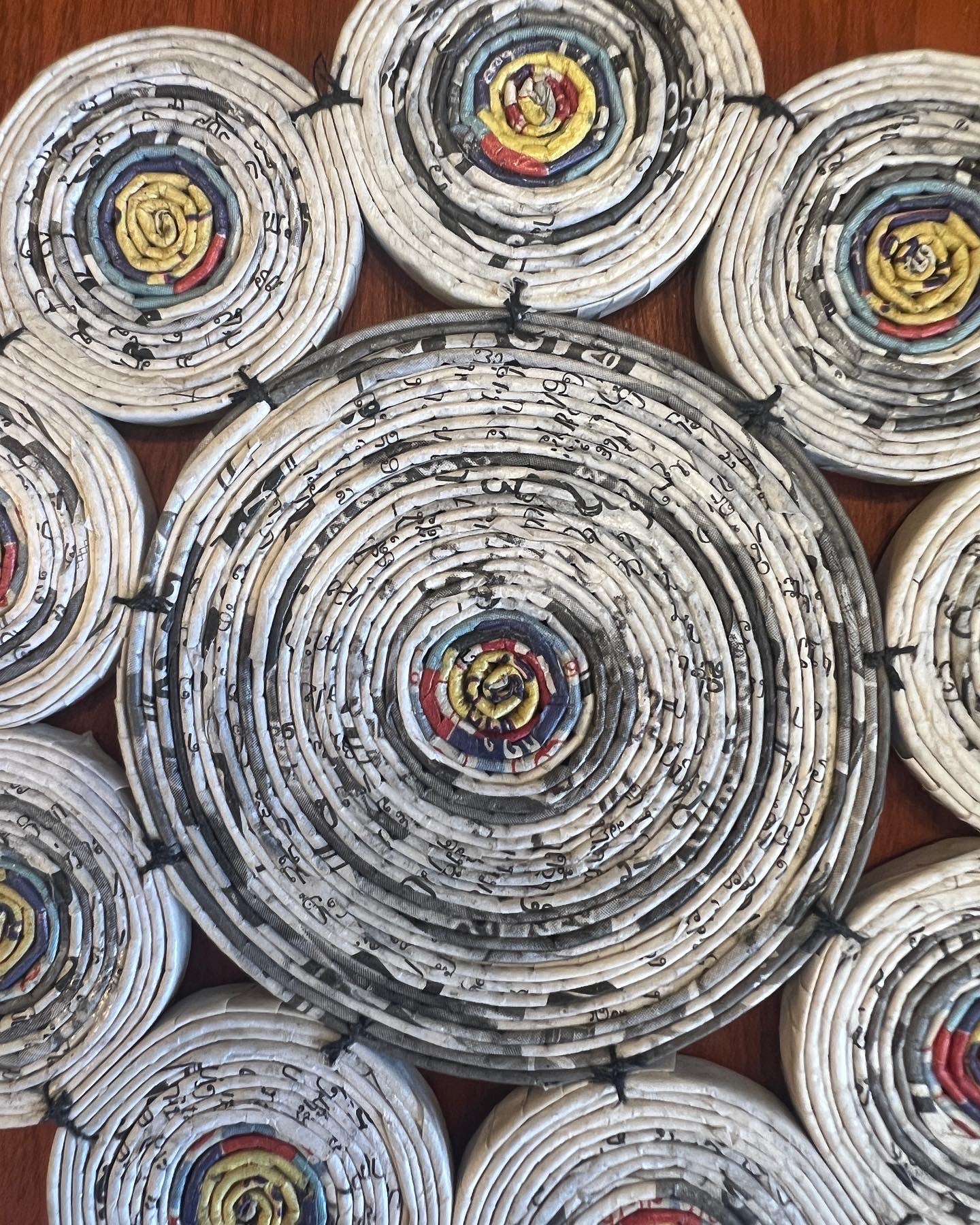 Recycled Paper Trivets (Hot Plate) from the Lao Disabled Women's Center