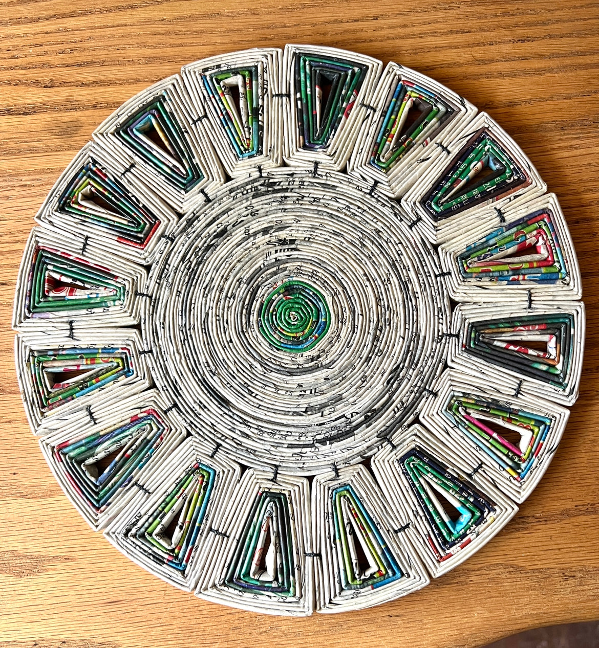 Recycled Paper Trivets (Hot Plate) from the Lao Disabled Women's Center