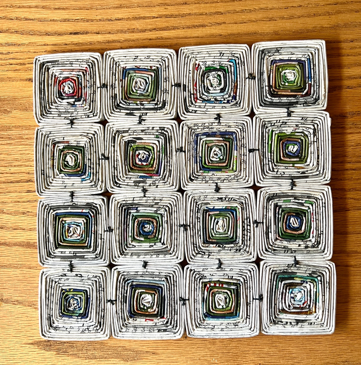 Recycled Paper Trivets (Hot Plate) from the Lao Disabled Women's Center