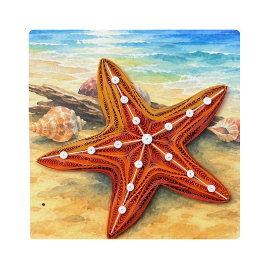 Quilling- "Starfish" Card and Magnet