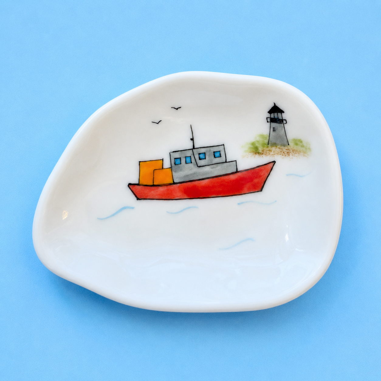 Jewelry Bowls for throughout the year, hand painted in Bat Trang, Vietnam