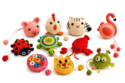 Crocheted Tape Measures, NOW 30+ Styles! handmade by refugees