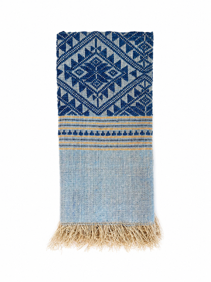 "Nai Yang" 20" x 20" Napkins with traditional patterns, handwoven Lao cotton w/ natural dyes