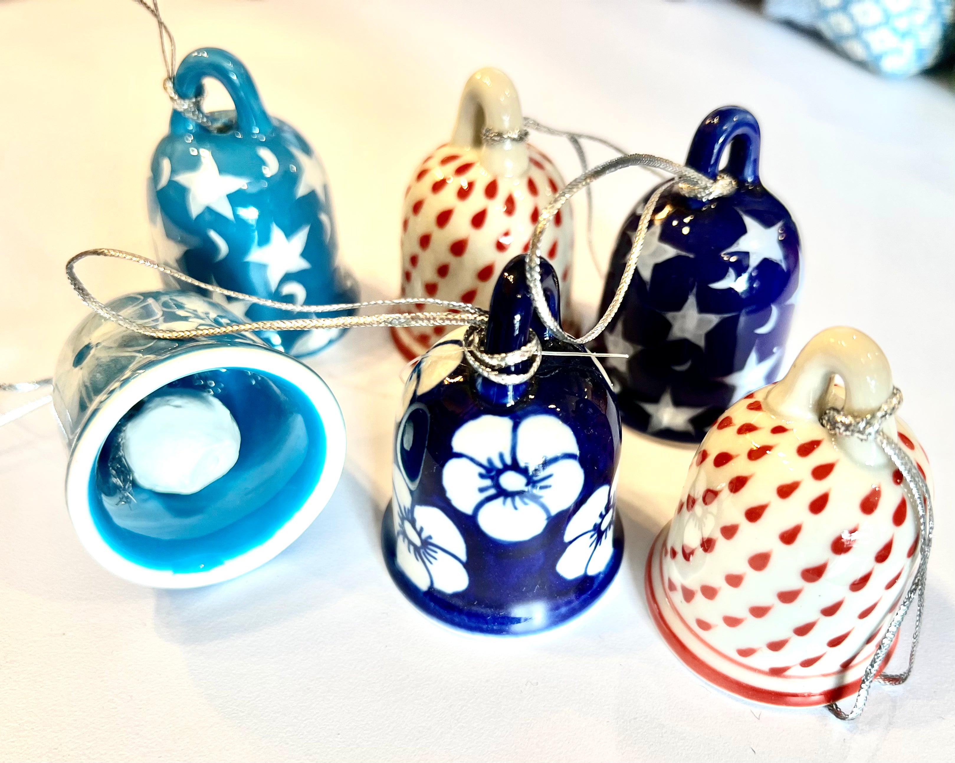 Ceramic Holiday Ornaments, handmade in Vietnam