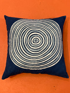 "Circles of Life" Batik 20”Pillow Cover