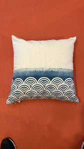 “Waves” Batik Pillow 20” cover