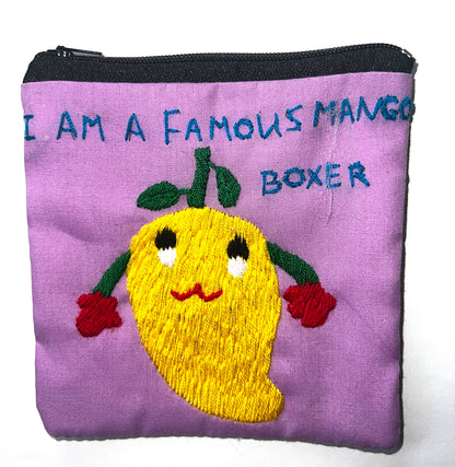 "Chalee" Small Hand Embroidered Pouches by Hmong Youth in Laos