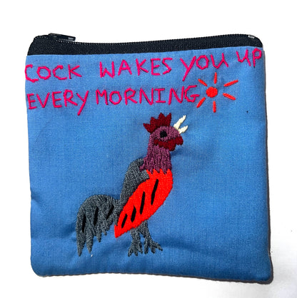 "Chalee" Small Hand Embroidered Pouches by Hmong Youth in Laos