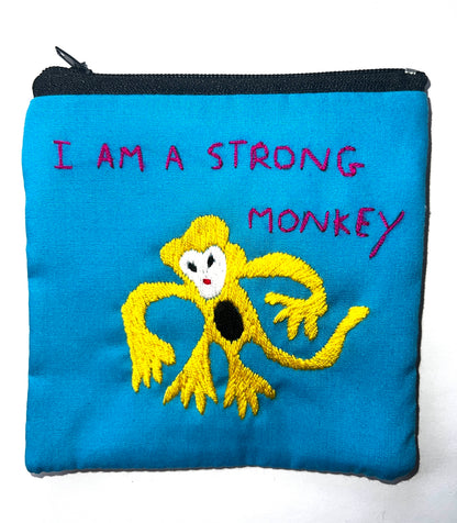 "Chalee" Small Hand Embroidered Pouches by Hmong Youth in Laos