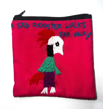 "Chalee" Small Hand Embroidered Pouches by Hmong Youth in Laos