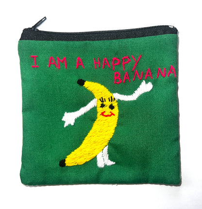 "Chalee" Small Hand Embroidered Pouches by Hmong Youth in Laos