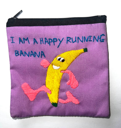 "Chalee" Small Hand Embroidered Pouches by Hmong Youth in Laos