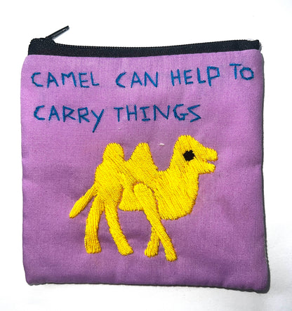"Chalee" Small Hand Embroidered Pouches by Hmong Youth in Laos