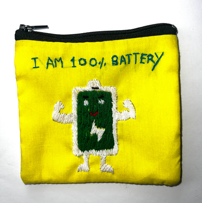 "Chalee" Small Hand Embroidered Pouches by Hmong Youth in Laos
