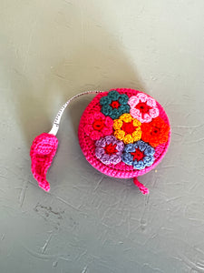 Hand Crocheted Tape Measures in 10 fun shapes