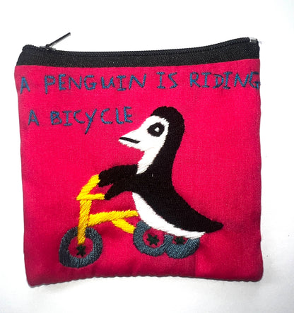 "Chalee" Small Hand Embroidered Pouches by Hmong Youth in Laos