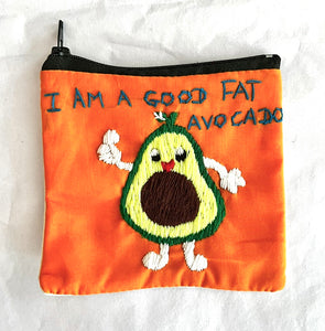 "Chalee" Small Hand Embroidered Pouches by Hmong Youth in Laos