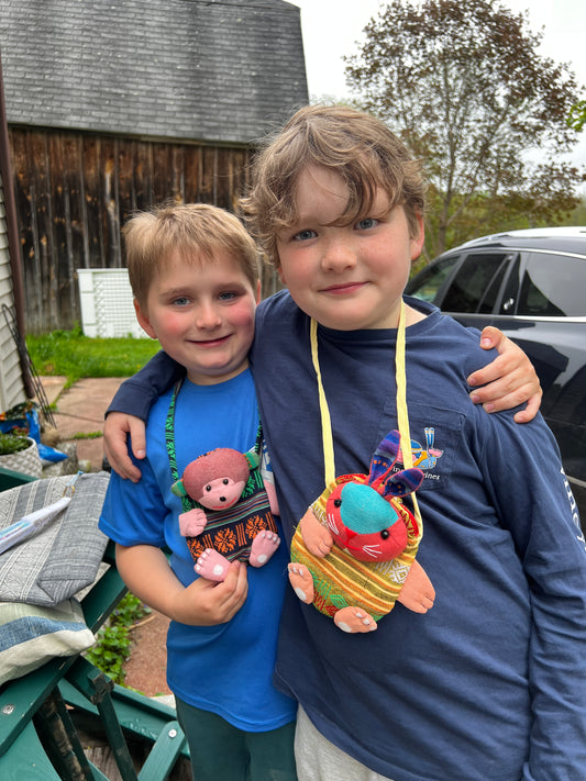 "Animal House" Cross Body Pouches from the White Thai