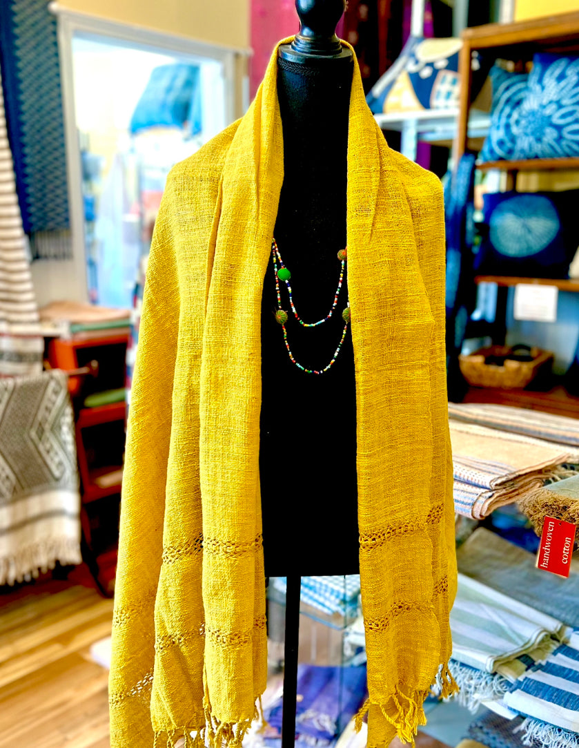 "Nai Yang" Cotton Wrap/Scarf